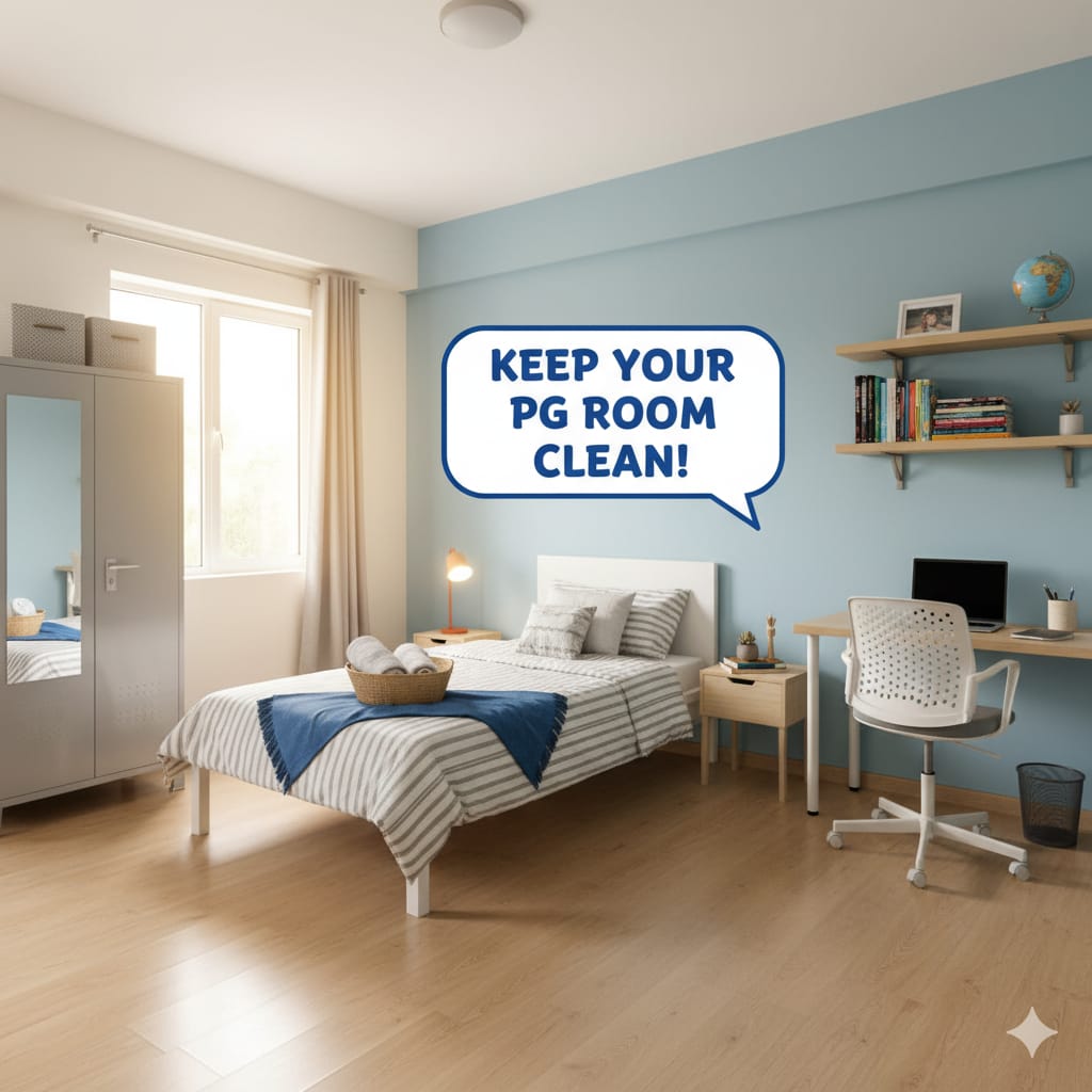 How to Keep Your PG Room Clean and Tidy